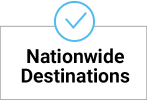 Nationwide Destinations